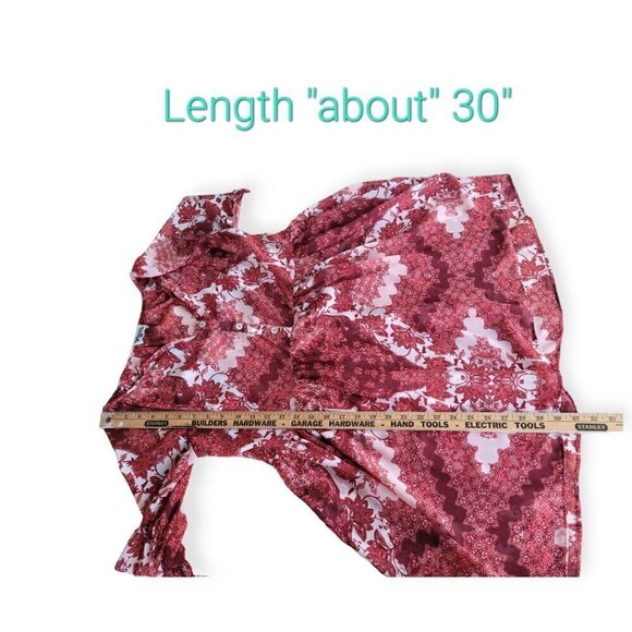 Show Me Your MuMu Sienna Swing Dress M Bohemian Beach - Picture 13 of 14